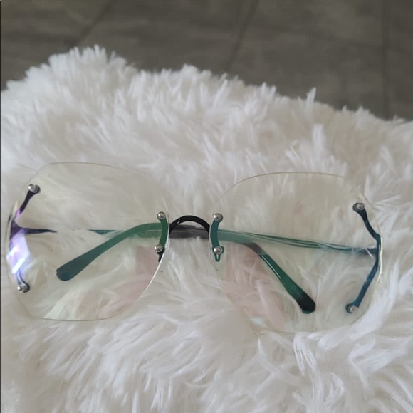 over sized clear transparent sunglasses women - Picture 7 of 7